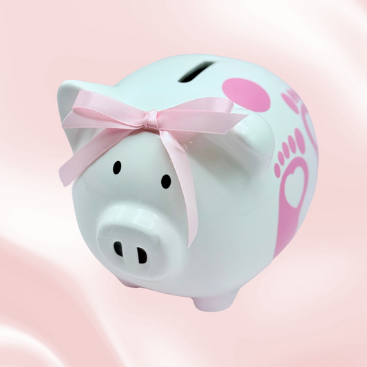 Customized Baby Girl Piggy Bank