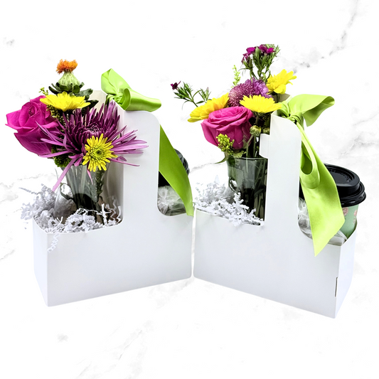 Artful Gifting with Floral Cup Holders