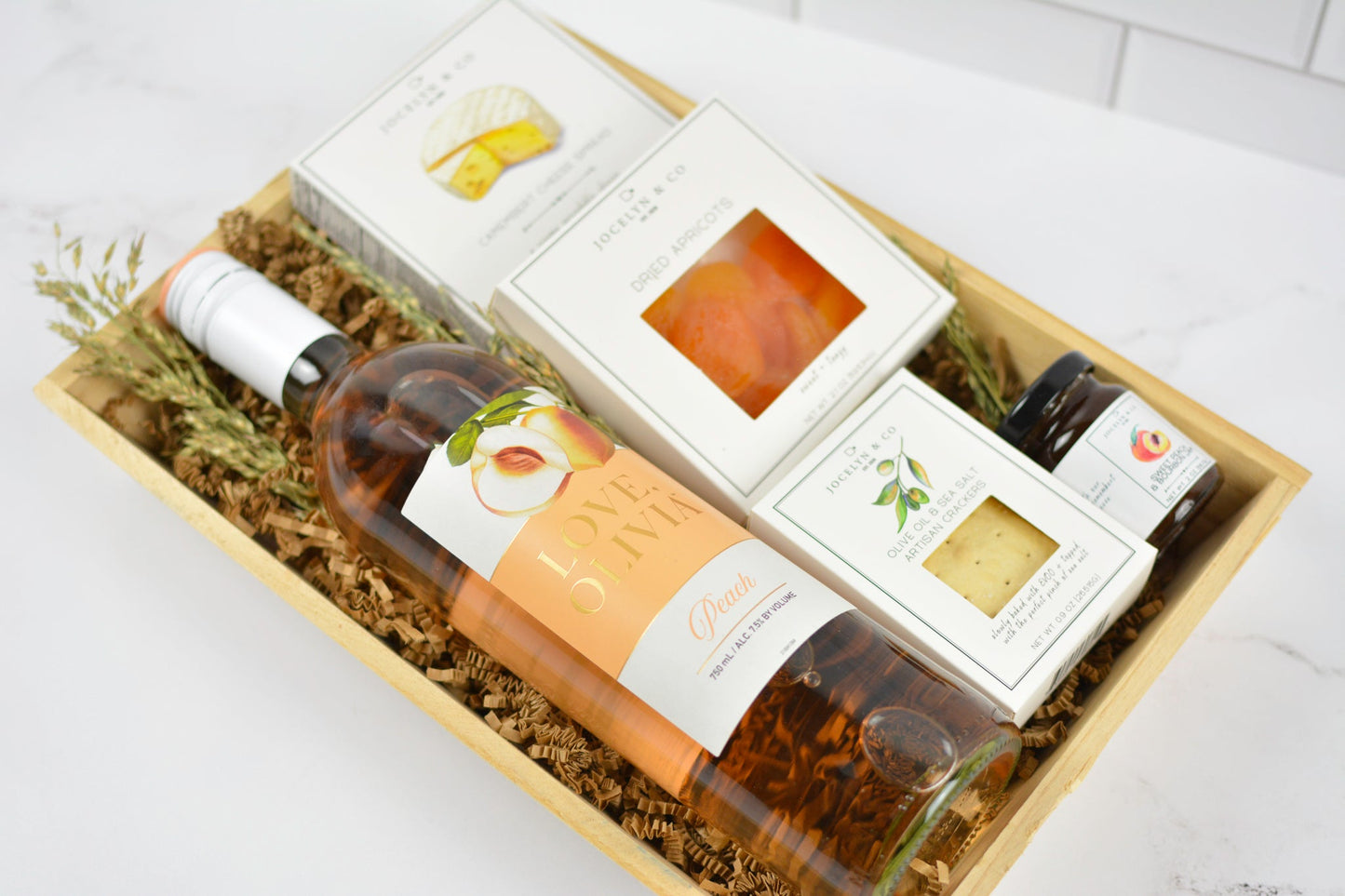 Peach & Gourmet Pairings Gift Set