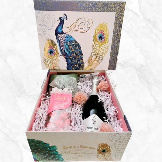 Elegant Peacock Customized Gift Box