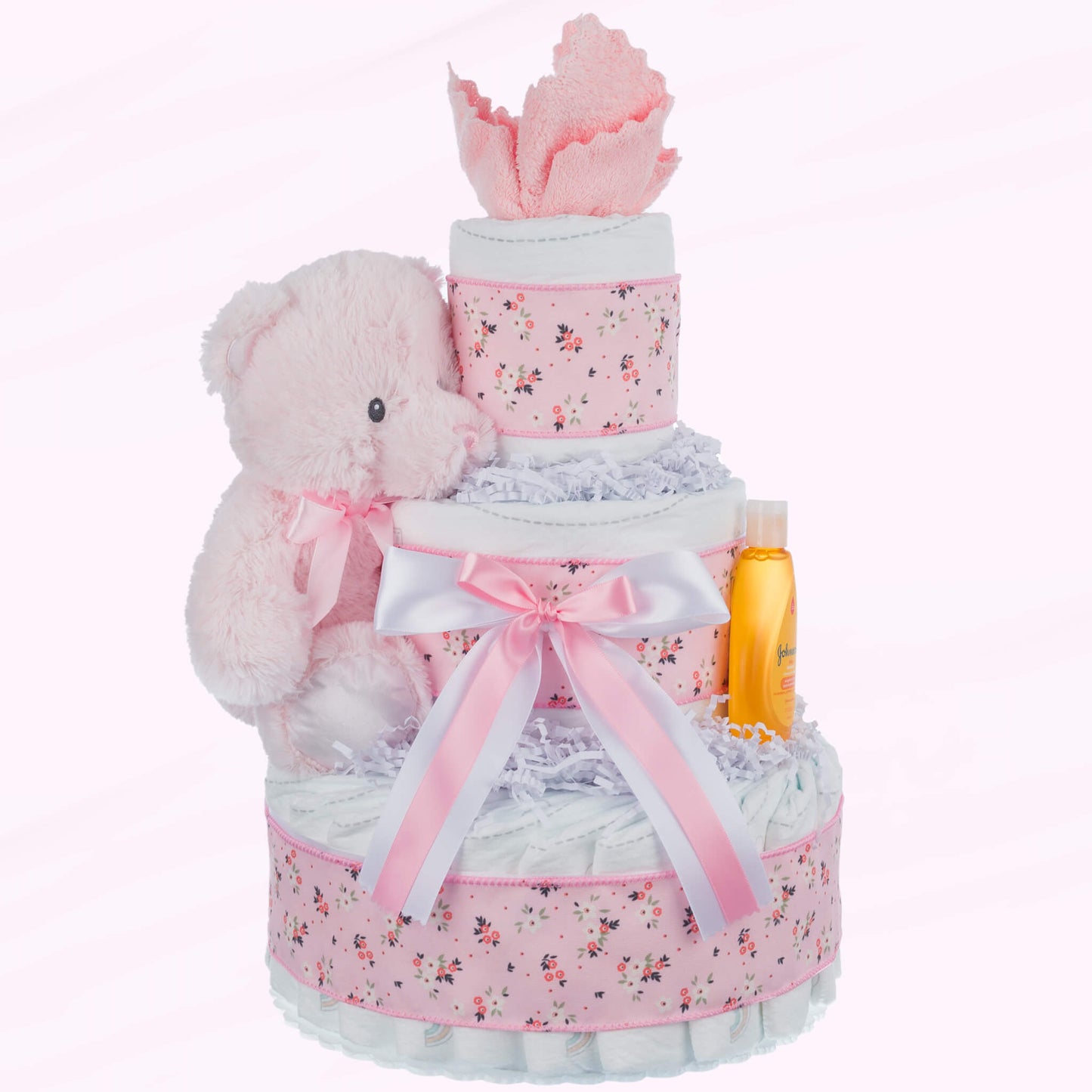 Baby Girl Diaper Cake